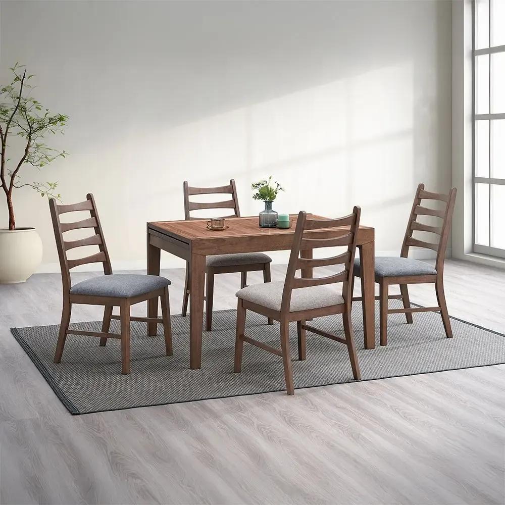 Modern Extendable Dining Table | Walnut Finish Gallery La La