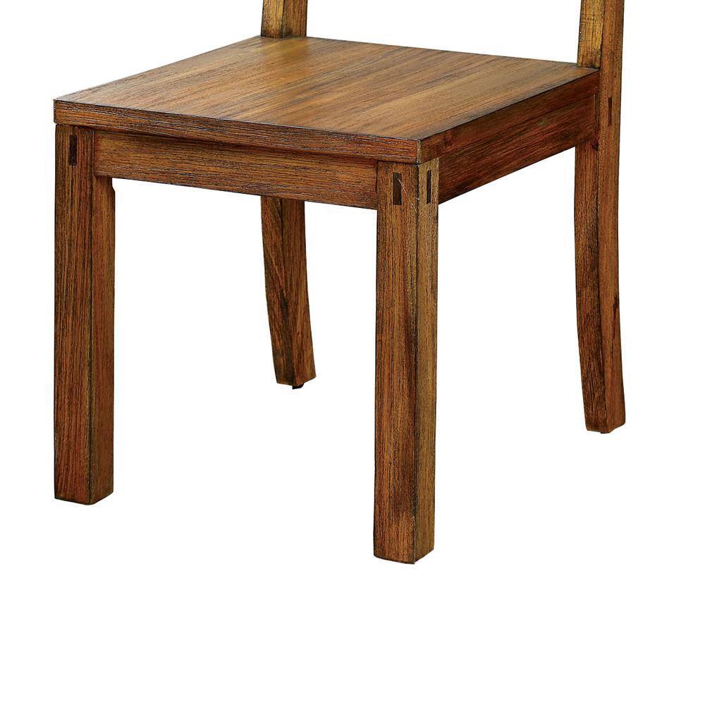 Wooden chair with a white background