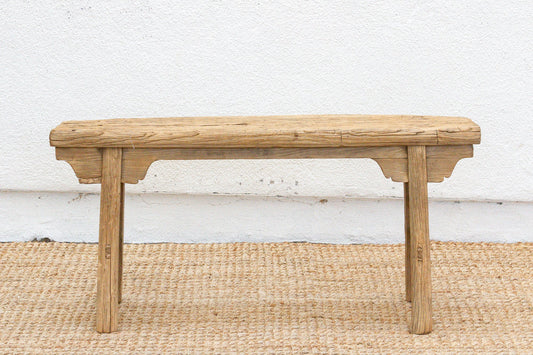 Oriental Countryside Wooden Bench