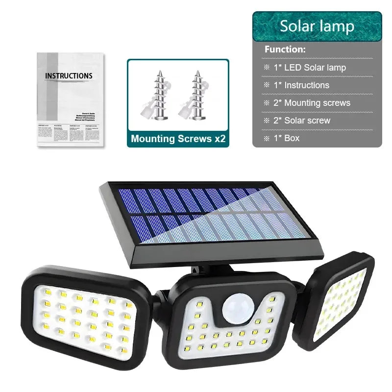 Headlight 90 Degree Adjustment Solar Light | Cozy Complete Homes