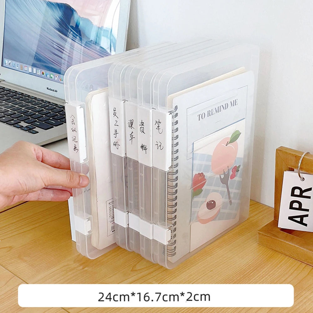 Transparent A4 File Folder Organizer (Pack) | Cozy Complete Homes