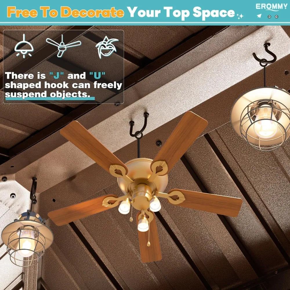 Heavy-Duty Hardtop Gazebo - Outdoor Shelter | Cozy Complete Homes