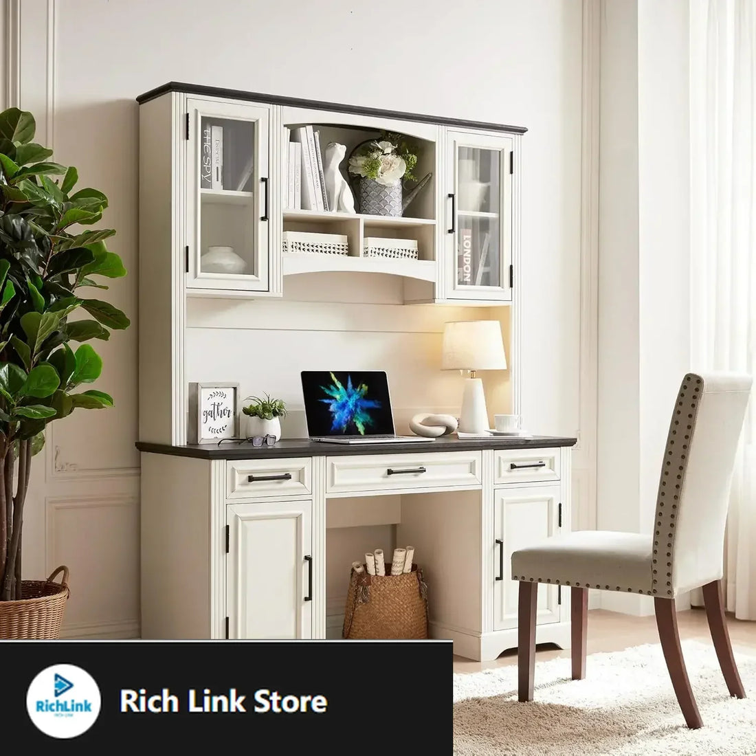 Charm Meets Function: Why a Country Style Office Hutch is the Upgrade Your Workspace Needs