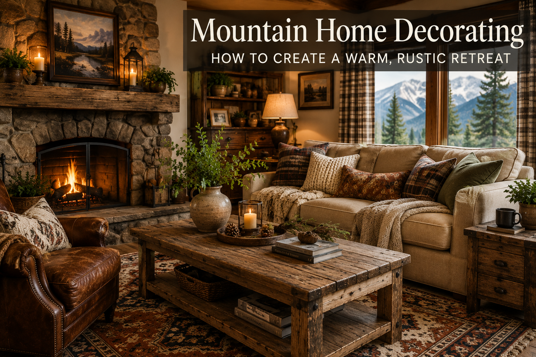 Mountain Home Decorating Ideas for a Warm Rustic Retreat
