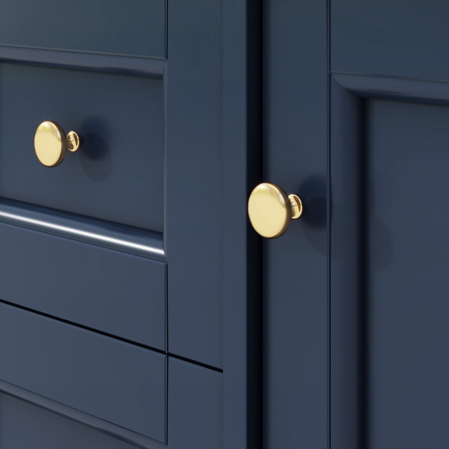Modern Blue Bathroom Vanity