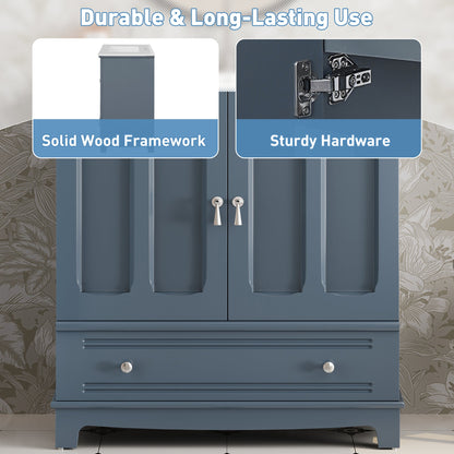 Bathroom Vanity with Ceramic Sink