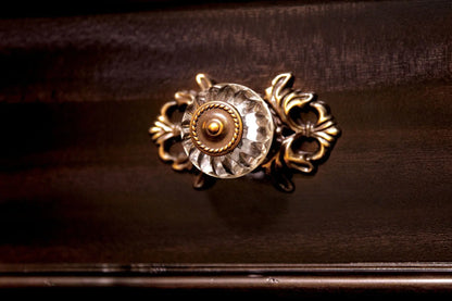 Traditional Solid Wood 3-Drawer Nightstand | Dark Walnut Gallery La La