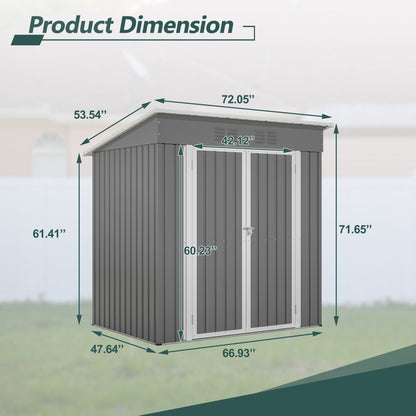 Outdoor Metal Storage Shed