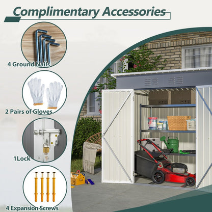 Outdoor Metal Storage Shed