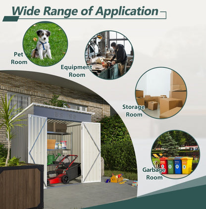 Outdoor Metal Storage Shed
