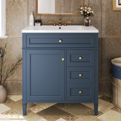 Modern Blue Bathroom Vanity