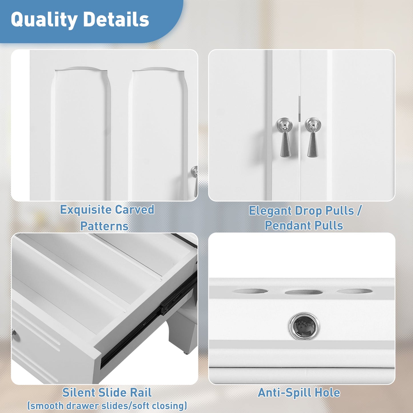 Bathroom Vanity with Ceramic Sink