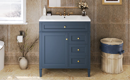 Modern Blue Bathroom Vanity