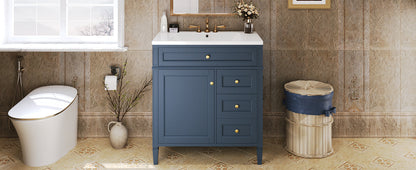Modern Blue Bathroom Vanity