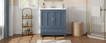 Bathroom Vanity with Ceramic Sink