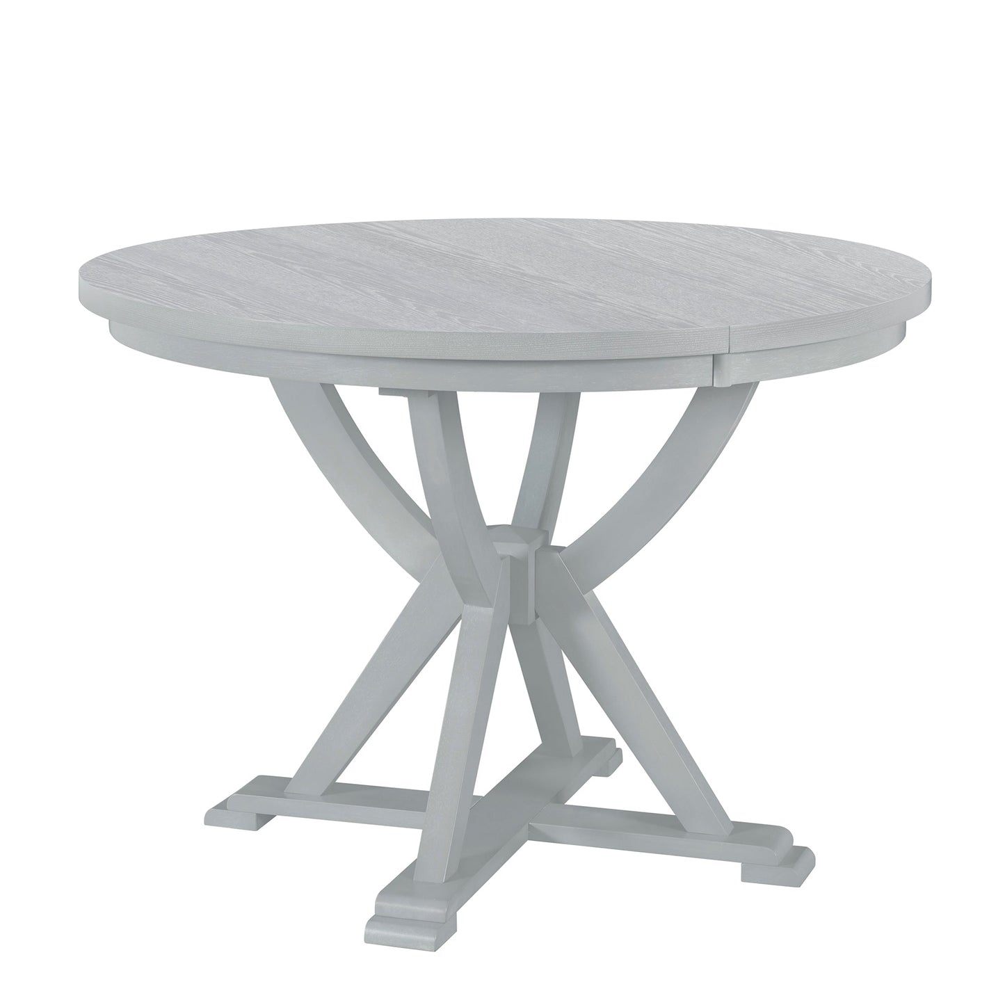 5-Piece Extendable Round Dining Table Set -