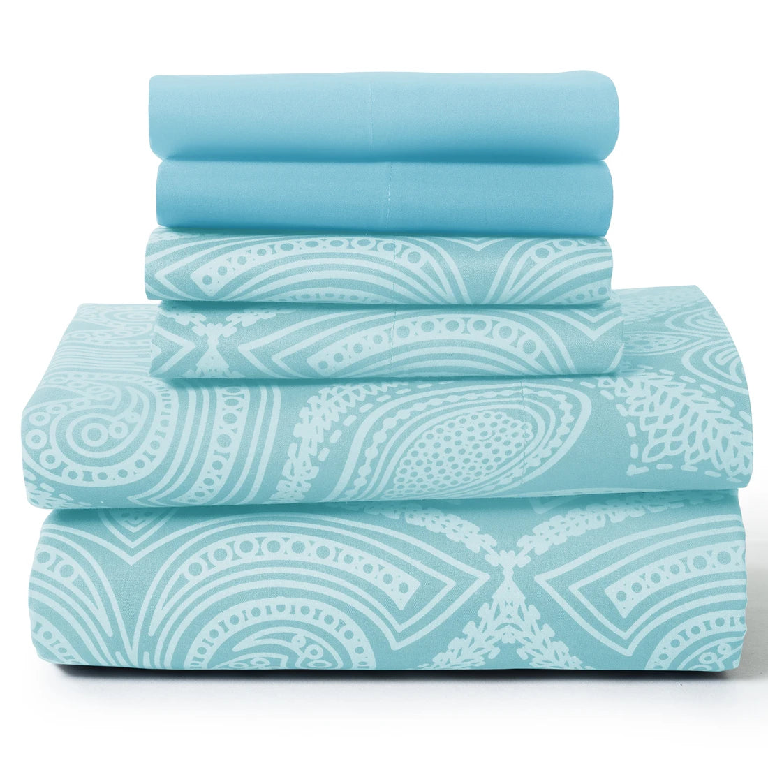 Lux Decor 6Pc Paisley Sheet Set | Cozy Complete Homes