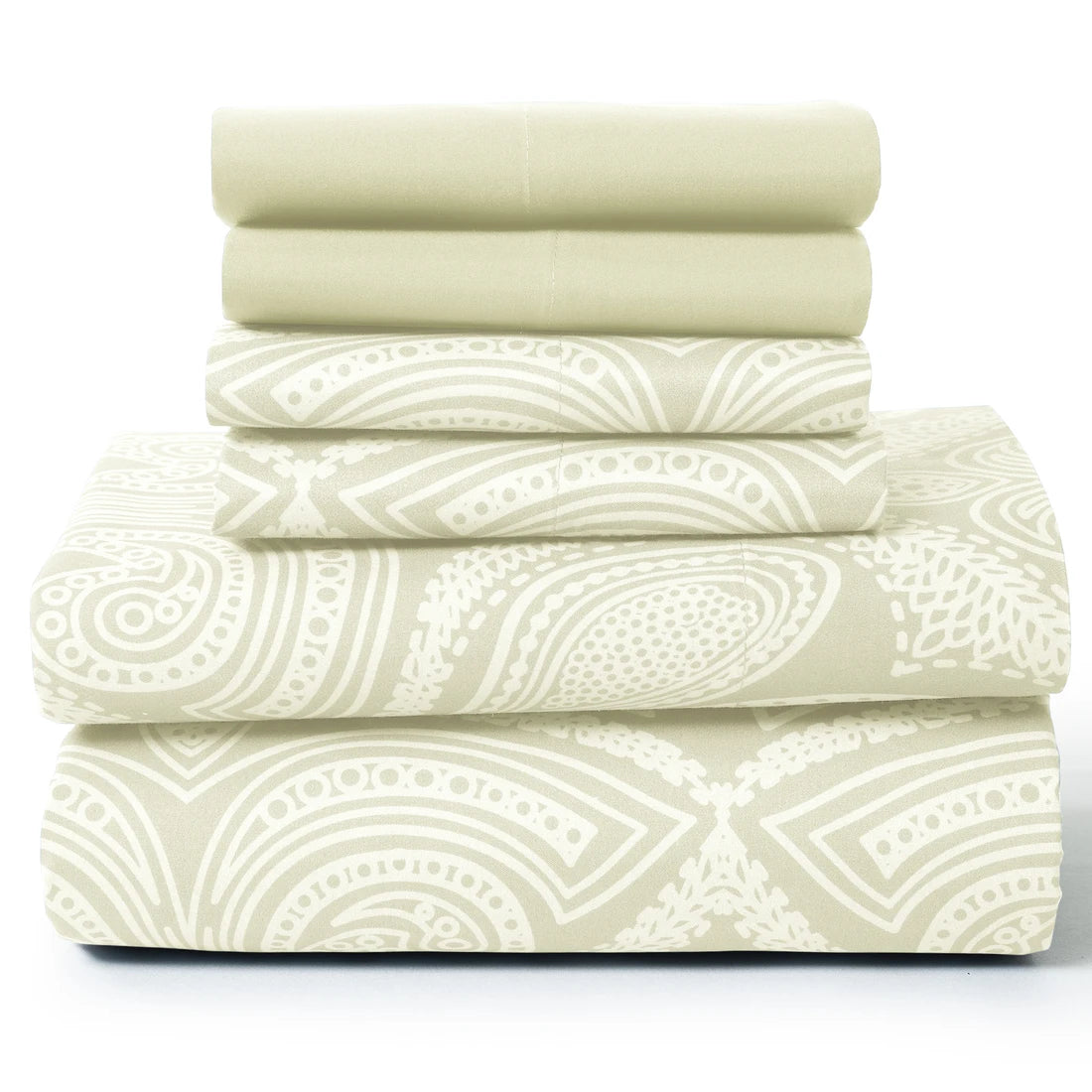 Lux Decor 6Pc Paisley Sheet Set | Cozy Complete Homes