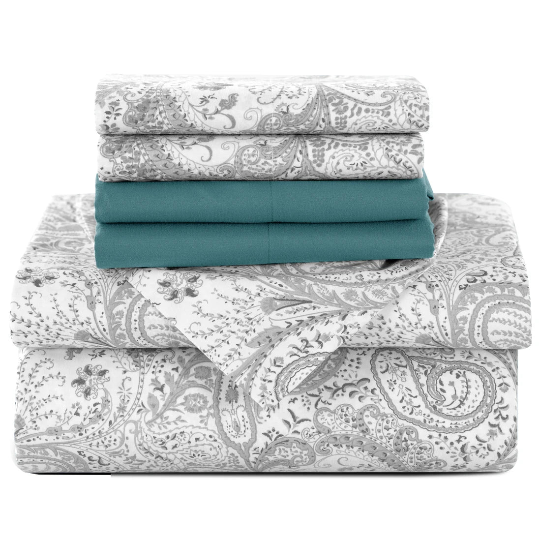 Lux Decor 6Pc Paisley Sheet Set | Cozy Complete Homes