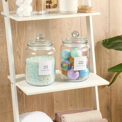 Glass Jars With Airtight Lids And Labels | Cozy Complete Homes