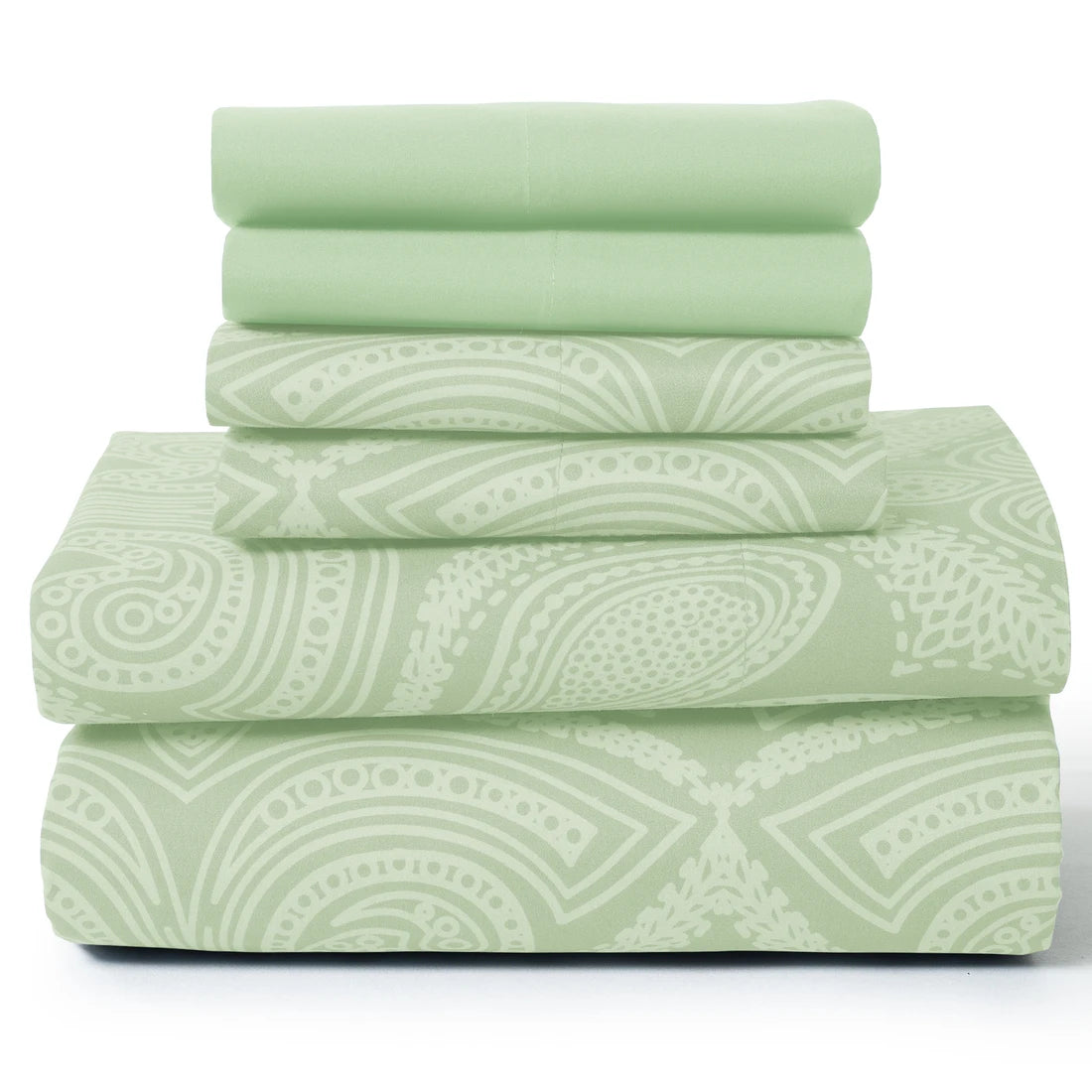 Lux Decor 6Pc Paisley Sheet Set | Cozy Complete Homes