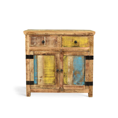 Suman Solid Mango wood 2 Door Sideboard - CozyCompleteHome.com