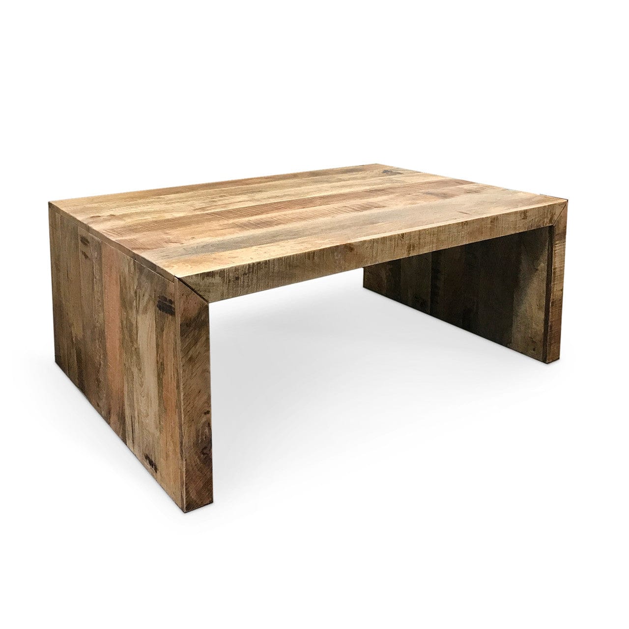 Mango Wood Coffee Table – Rustic Solid Wood Artisan Coffee Table