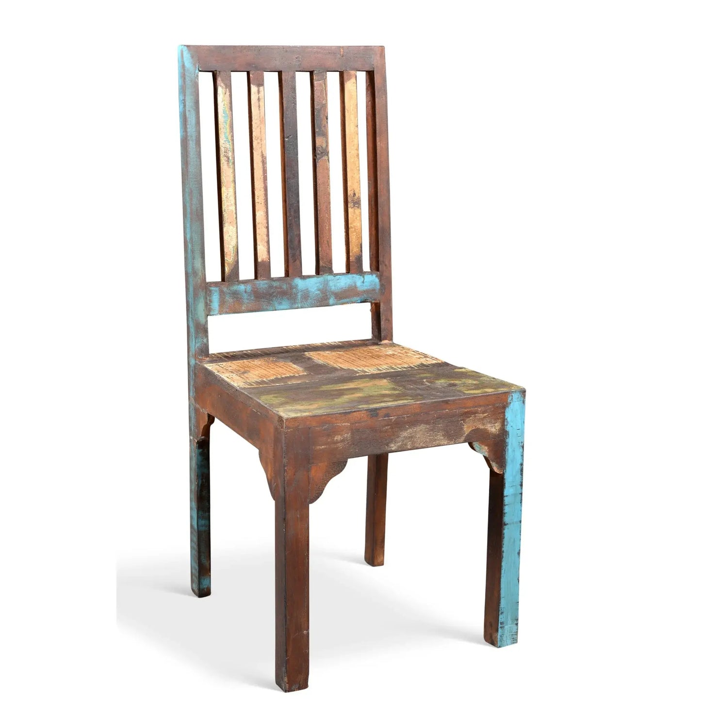 🎨 "The Schoolhouse" - Artisan Reclaimed Wood Dining Chairs | Set of 2 Timbergirl