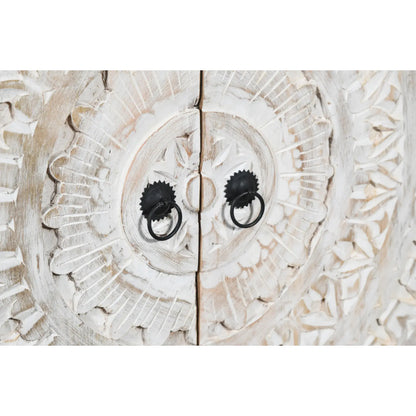 Booker Whitewash Carved Sideboard - CozyCompleteHome.com