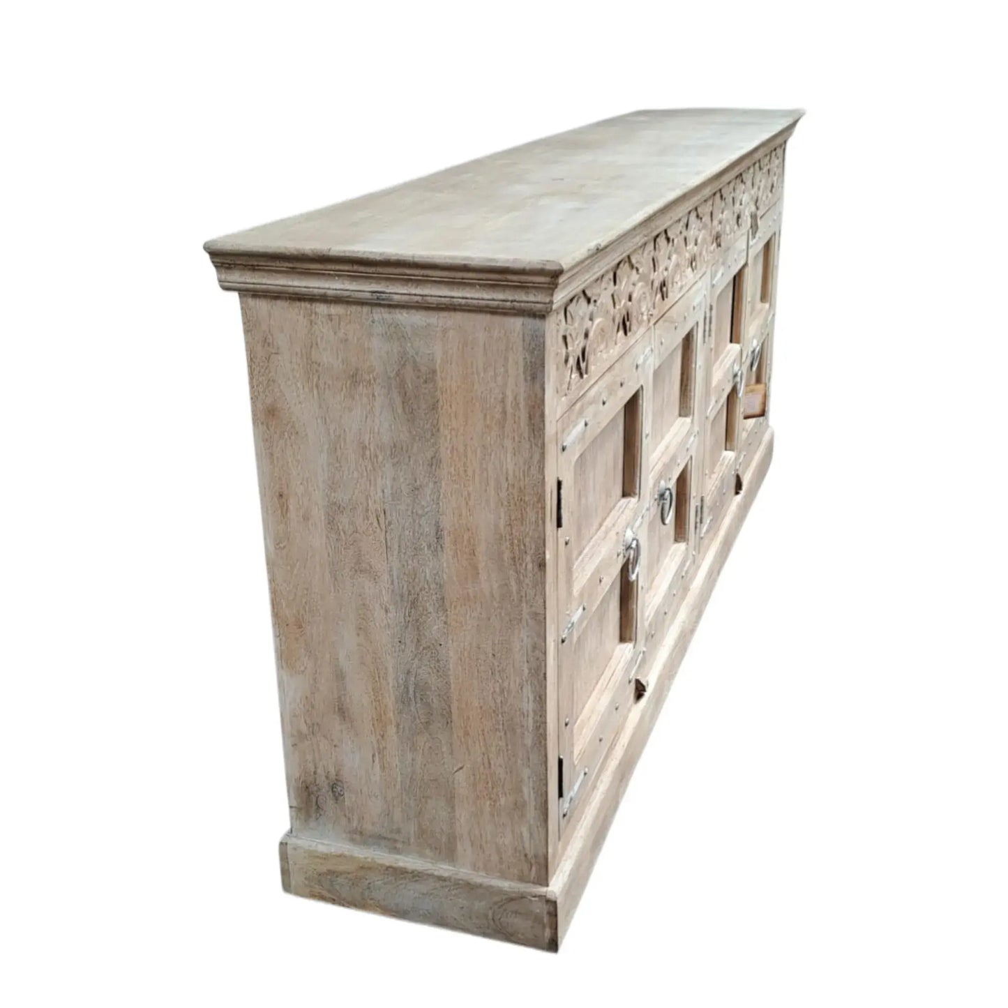 Reclaimed Wood Sideboard with 4 Doors - CozyCompleteHome.com