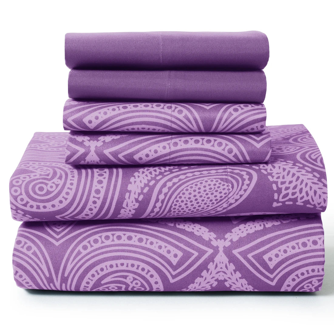 Lux Decor 6Pc Paisley Sheet Set | Cozy Complete Homes