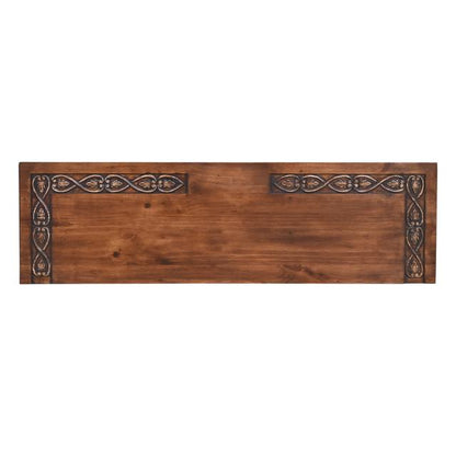 Carved Three Drawer Console