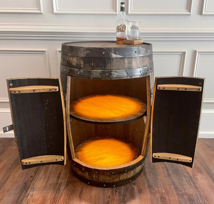 Standard  Whiskey Barrel Cabinet - CozyCompleteHome.com
