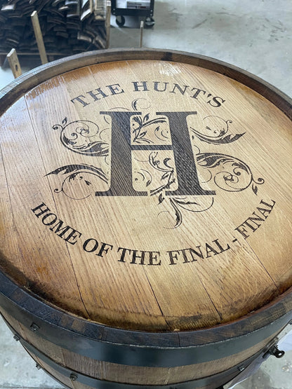 Standard  Whiskey Barrel Cabinet - CozyCompleteHome.com
