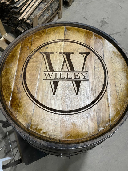 Standard  Whiskey Barrel Cabinet - CozyCompleteHome.com