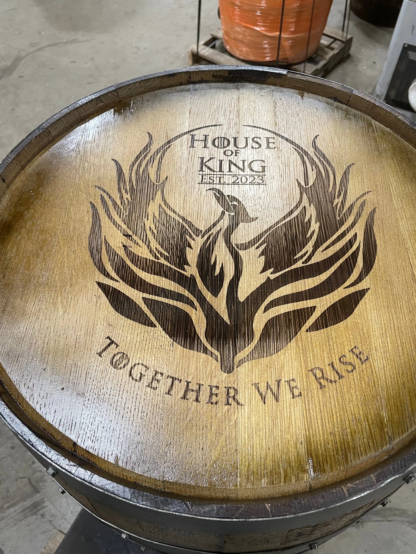 Standard  Whiskey Barrel Cabinet - CozyCompleteHome.com