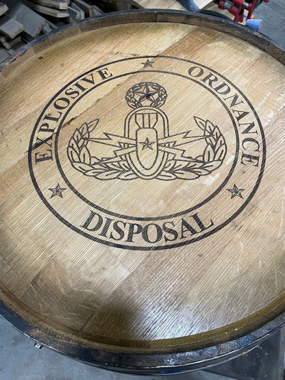 Standard  Whiskey Barrel Cabinet - CozyCompleteHome.com