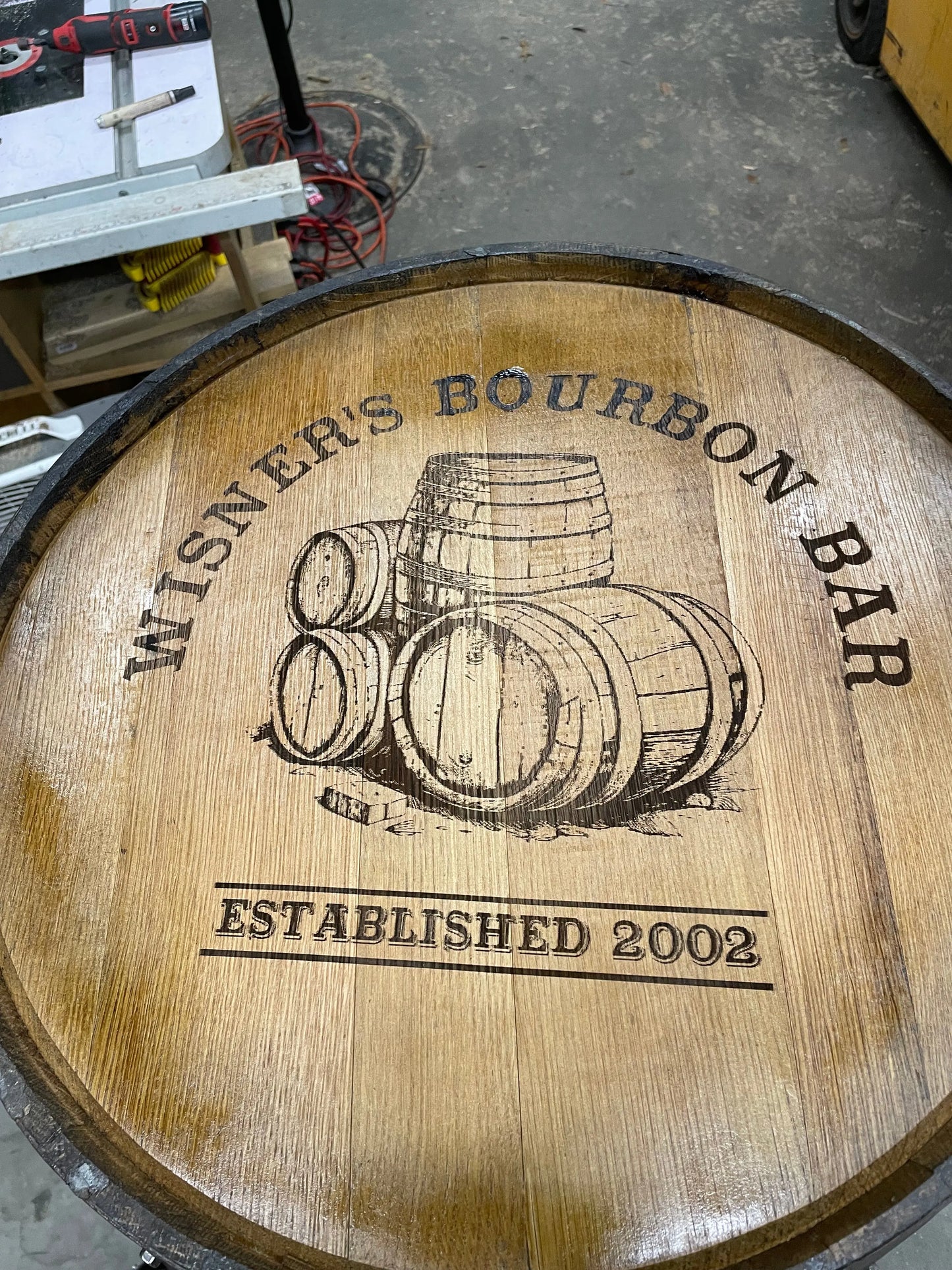 Standard  Whiskey Barrel Cabinet - CozyCompleteHome.com