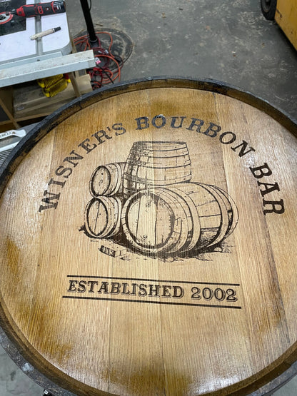 Standard  Whiskey Barrel Cabinet - CozyCompleteHome.com