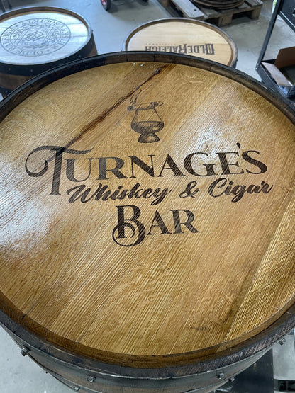 Standard  Whiskey Barrel Cabinet - CozyCompleteHome.com