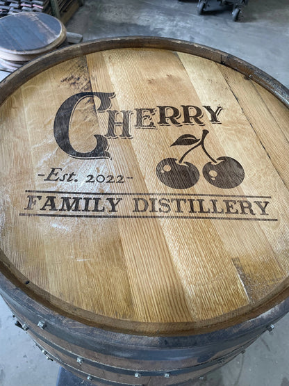 Standard  Whiskey Barrel Cabinet - CozyCompleteHome.com