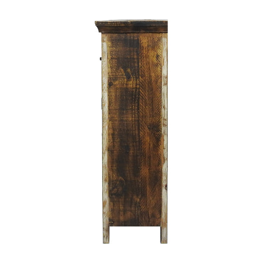 Cabana Rustic Buffet Cabinet | Solid Pine Wood Sideboard with Storage