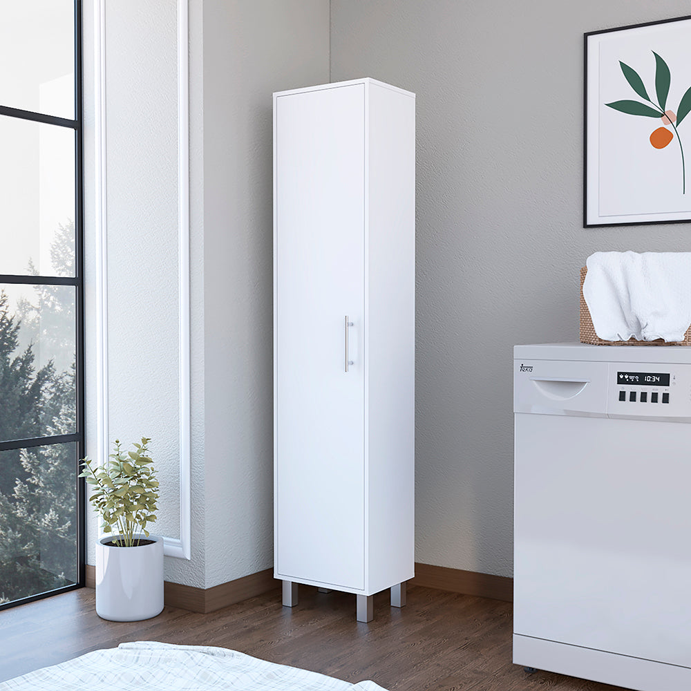 Buccan Modern White Storage Cabinet