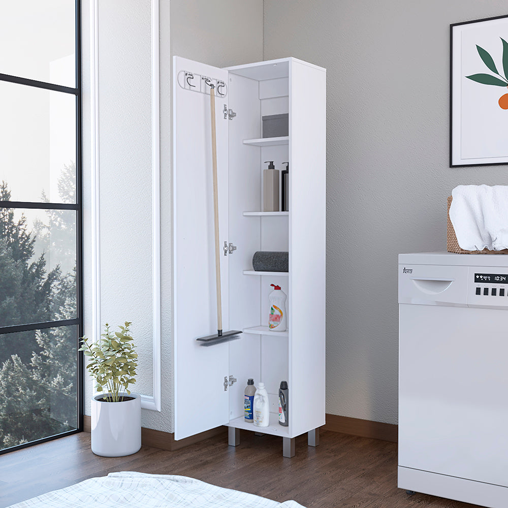 Buccan Modern White Storage Cabinet