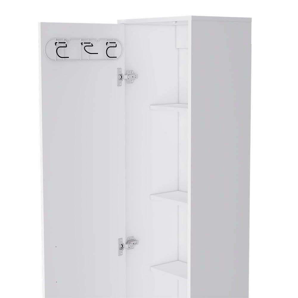 Buccan Modern White Storage Cabinet
