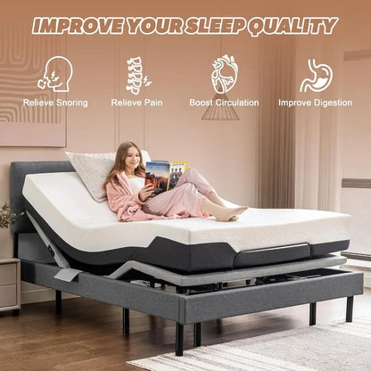 Queen Adjustable Bed Frame | Cozy Complete Homes