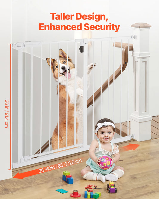 SucceBuy Baby/Dog Gate 28/30/36 Inches High | Cozy Complete Homes