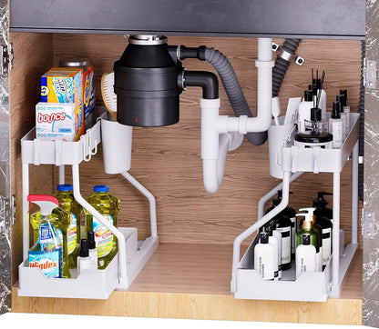 Expandable Under-Sink Storage Rack Shelf | Cozy Complete Homes