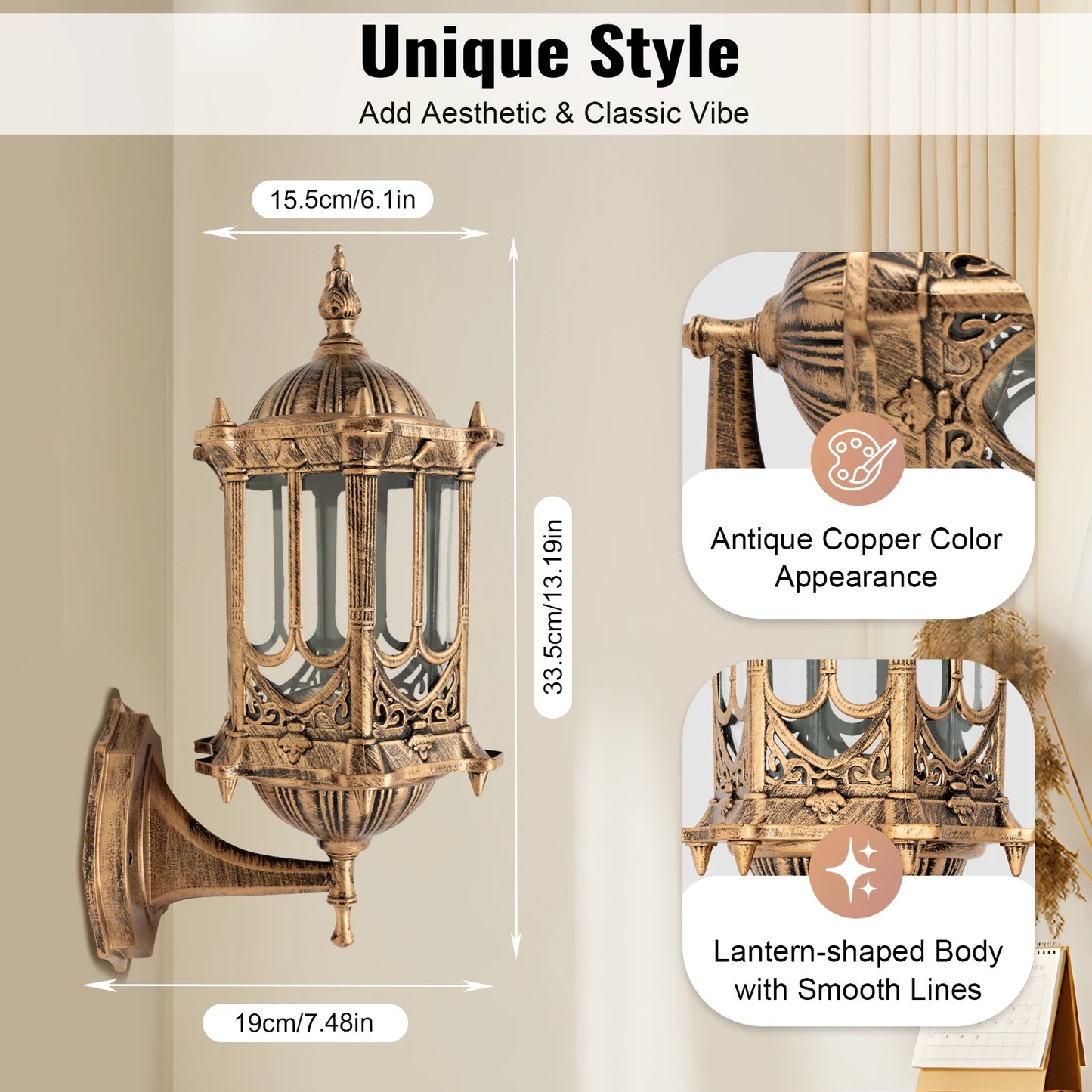 Antique Outdoor Light | Cozy Complete Homes