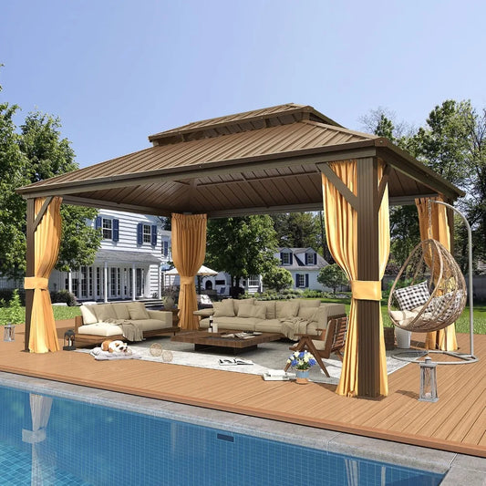 Heavy-Duty Hardtop Gazebo - Outdoor Shelter | Cozy Complete Homes